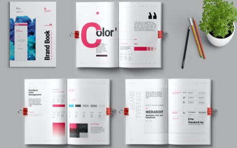 Thiết kế brand guideline brand book